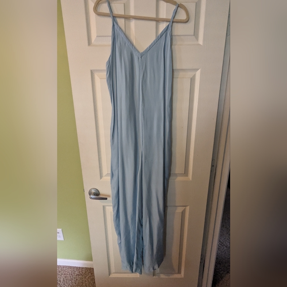 Athleta Light Blue Romper